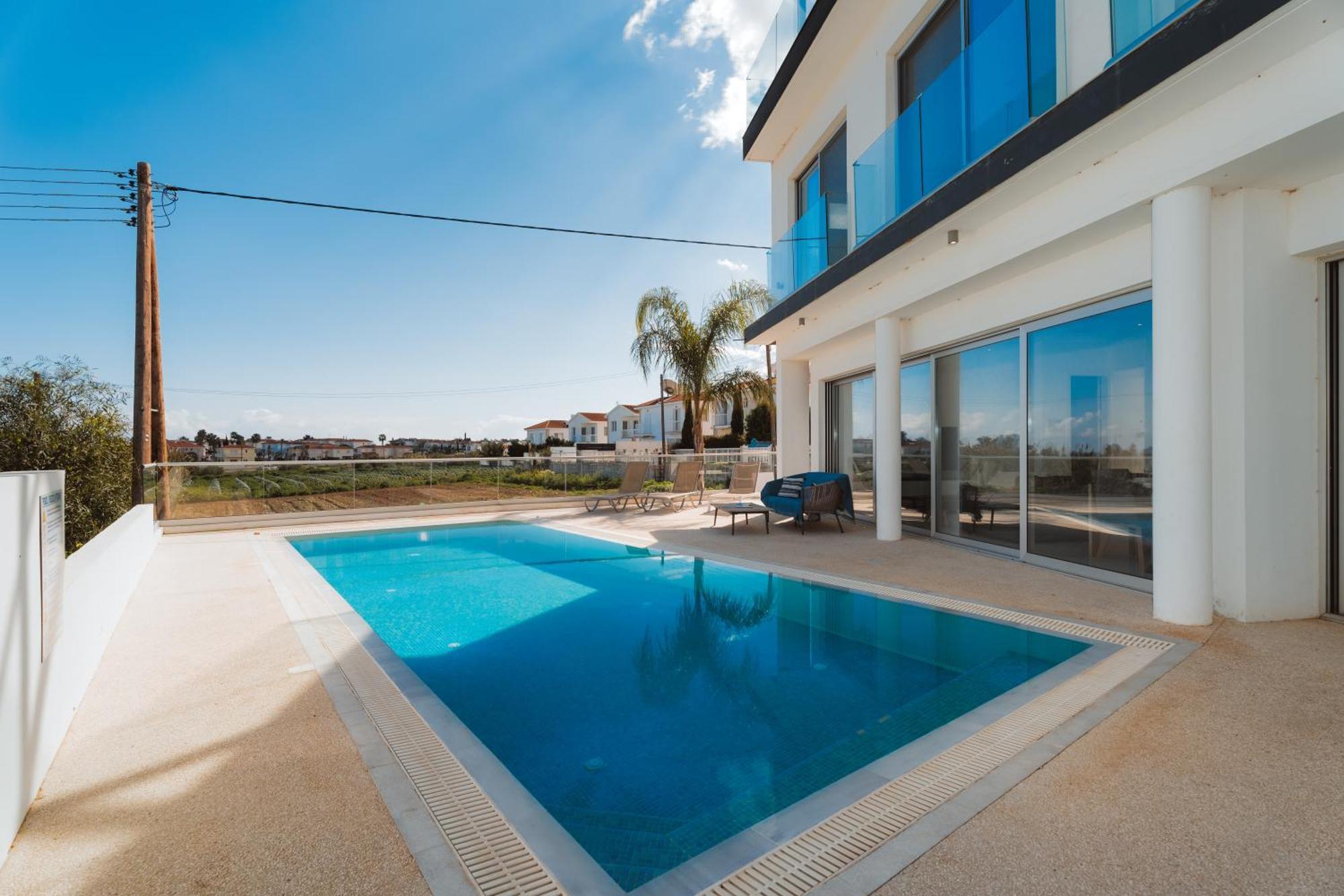 Seaside Luxury Villa Paralimni Exterior foto